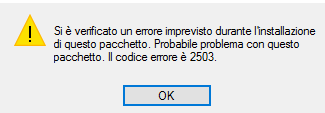 Risolvere errore 2503 e 2502 durante l’installazione di programmi in Windows 10